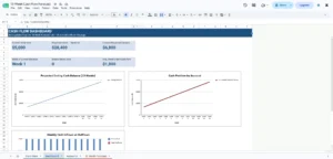 13-Week Cash Flow Forecast Spreadsheet for Small Business