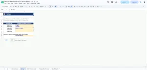 Manual Multichannel Stock Reconciliation Sheet