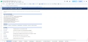 Accounts Receivable & Aging Tracker