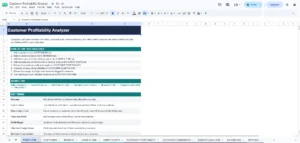 Customer Profitability Analyzer