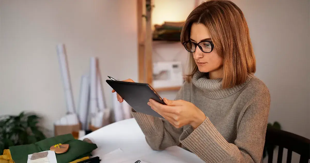 Etsy seller reviewing product profit margin