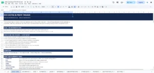 Job Costing & Profit Tracker