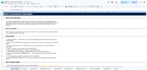 Sales Commission Calculator