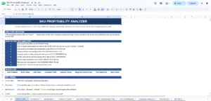 SKU Profitability Analyzer