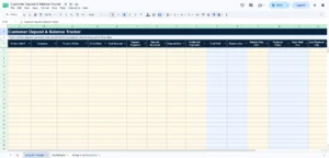 Customer Deposit & Balance Tracker