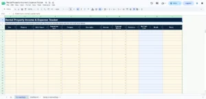 Rental Property Income & Expense Tracker