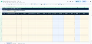 Small Business Cash Flow Tracker